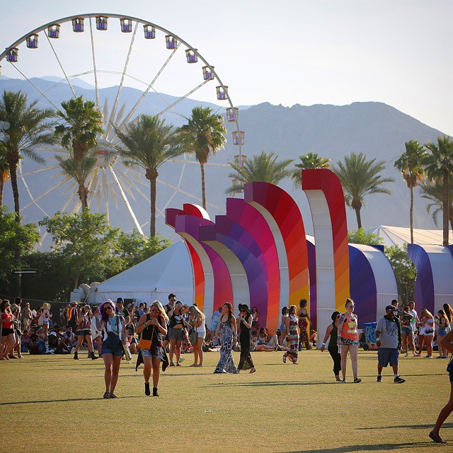 Coachella festival grounds